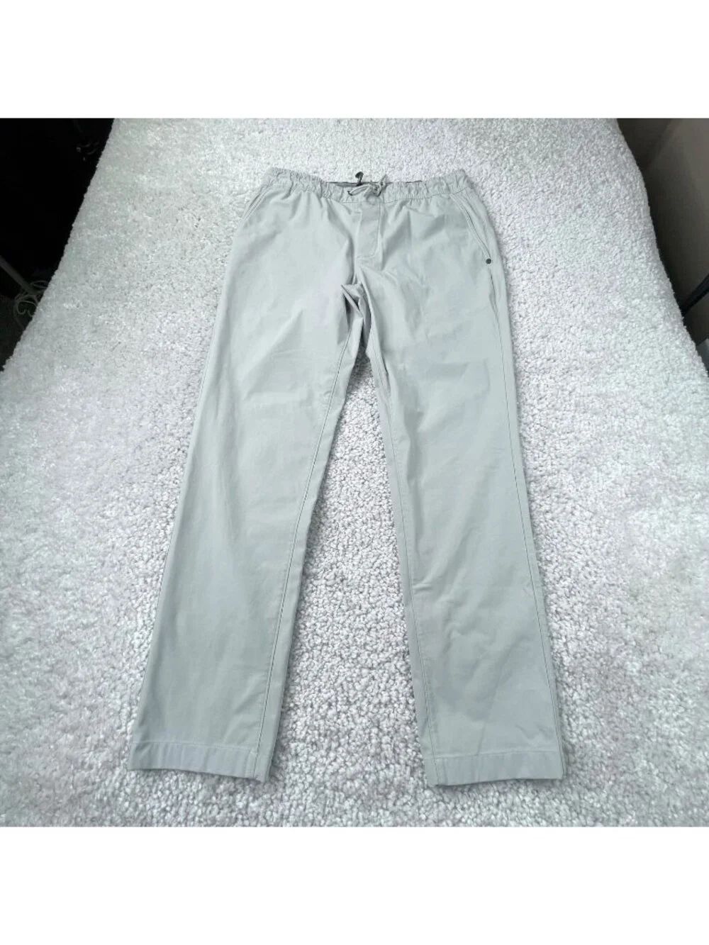 Vuori Meta Performance Pants Light Gray Mens Large